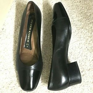 Peter Kaiser Pumps Heels Leather w/Patent Toe 8.5M